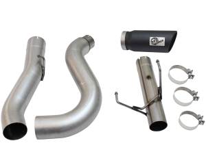 aFe Power - aFe Power Large Bore-HD 5 IN 409 Stainless Steel DPF-Back Exhaust System w/Black Tip Dodge RAM Diesel Trucks 13-18 L6-6.7L (td) - 49-42051-1B - Image 7