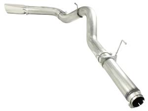 aFe Power - aFe Power ATLAS 5 IN Aluminized Steel DPF-Back Exhaust System w/Polished Tip Dodge Diesel Trucks 07.5-12 L6-6.7L (td) - 49-02016-P - Image 2