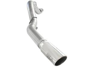 aFe Power ATLAS 5 IN Aluminized Steel DPF-Back Exhaust System w/Polished Tip GM Diesel Trucks 11-16 V8-6.6L (td) LML - 49-04041-P