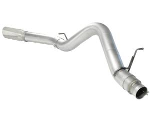 aFe Power - aFe Power ATLAS 5 IN Aluminized Steel DPF-Back Exhaust System w/Polished Tip GM Diesel Trucks 11-16 V8-6.6L (td) LML - 49-04041-P - Image 3