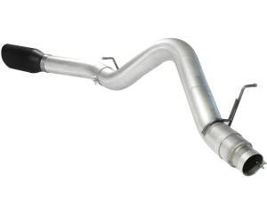 aFe Power - aFe Power ATLAS 5 IN Aluminized Steel DPF-Back Exhaust System w/Black Tip GM Diesel Trucks 11-16 V8-6.6L (td) LML - 49-04041-B - Image 3