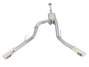 aFe Power - aFe Power MACH Force-Xp 3 IN 409 Stainless Steel Cat-Back Exhaust System w/Polished Tip Ford F-150 15-20 V8-5.0L - 49-43074-P - Image 2