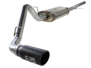 aFe Power - aFe Power MACH Force-Xp 3 IN 409 Stainless Steel Cat-Back Exhaust System w/Black Tip GM Silverado/Sierra 1500 14-18 / Silverado LD/Sierra Limited 2019 V8-5.3L - 49-44038-B - Image 1