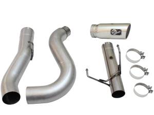 aFe Power - aFe Power Large Bore-HD 5 IN 409 Stainless Steel DPF-Back Exhaust System w/Polished Tip Dodge RAM Diesel Trucks 13-18 L6-6.7L (td) - 49-42051-1P - Image 7