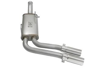 aFe Power - aFe Power Rebel Series 3 IN to 2-1/2 IN 409 Stainless Steel Cat-Back Exhaust w/ Polish Tip - 49-44070-P - Image 2