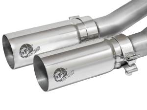 aFe Power - aFe Power Rebel Series 3 IN to 2-1/2 IN 409 Stainless Steel Cat-Back Exhaust w/ Polish Tip - 49-44070-P - Image 3