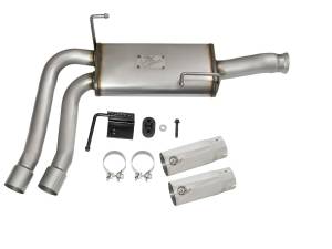 aFe Power - aFe Power Rebel Series 3 IN to 2-1/2 IN 409 Stainless Steel Cat-Back Exhaust w/ Polish Tip - 49-44070-P - Image 6