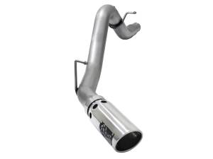 aFe Power Large Bore-HD 3-1/2 IN 409 Stainless Steel DPF-Back Exhaust System w/Polished Tip GM Colorado/Canyon 16-22 L4-2.8L (td) LWN - 49-44064-P