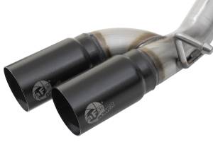 aFe Power - aFe Power Rebel Series 3 IN 409 Stainless Steel Cat-Back Exhaust System w/Black Tip GM Colorado/Canyon 15-22 L4-2.5L/15-16 V6-3.6L - 49-44061-B - Image 2