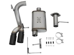 aFe Power - aFe Power Rebel Series 3 IN 409 Stainless Steel Cat-Back Exhaust System w/Black Tip GM Colorado/Canyon 15-22 L4-2.5L/15-16 V6-3.6L - 49-44061-B - Image 6