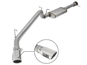 aFe Power MACH Force-Xp 3 IN 409 Stainless Steel Cat-Back Exhaust System w/Polished Tip GM Colorado/Canyon 15-22 L4-2.5L/15-16 V6-3.6L - 49-44058-P