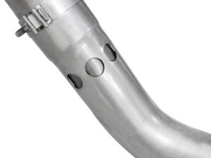 aFe Power - aFe Power ATLAS 4 IN Aluminized Steel DPF-Back Exhaust System w/Polished Tip Ford Diesel Trucks 11-14 V8-6.7L (td) - 49-03065-P - Image 4