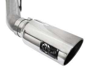 aFe Power - aFe Power ATLAS 4 IN Aluminized Steel DPF-Back Exhaust System w/Polished Tip Ford Diesel Trucks 11-14 V8-6.7L (td) - 49-03065-P - Image 6