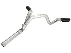 aFe Power - aFe Power ATLAS 4 IN Aluminized Steel DPF-Back Exhaust System w/Black Tip GM Diesel Trucks 11-16 V8-6.6L (td) LML - 49-04043-B - Image 3