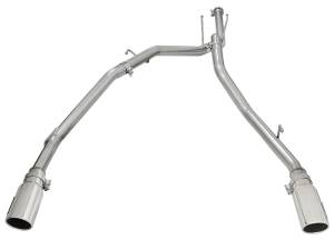 aFe Power - aFe Power Large Bore-HD 2-1/2 IN 409 Stainless Steel DPF-Back Exhaust System w/ Polished Tip RAM 1500 EcoDiesel 14-19 V6-3.0L (td) - 49-42041-P - Image 2