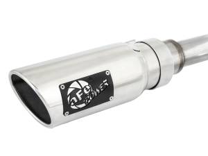 aFe Power - aFe Power Large Bore-HD 2-1/2 IN 409 Stainless Steel DPF-Back Exhaust System w/ Polished Tip RAM 1500 EcoDiesel 14-19 V6-3.0L (td) - 49-42041-P - Image 5