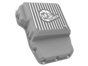 aFe Power - aFe POWER Street Series Transmission Pan Raw w/ Machined Fins Dodge Diesel Trucks 07.5-12 L6-6.7L (td) - 46-70060 - Image 2