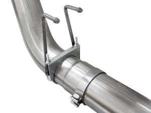 aFe Power - aFe Power ATLAS 5 IN Aluminized Steel DPF-Back Exhaust System w/Black Tip Ford Diesel Trucks 15-16 V8-6.7L (td) - 49-03064-B - Image 4