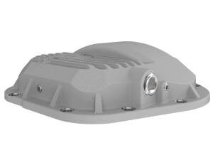 aFe Power - aFe Power Street Series Front Differential Cover Raw w/ Machined Fins  Ford F-250/F-350/Excursion 99-16 V8-7.3L/6.0L/6.4L/6.7L (td) - 46-70080 - Image 4