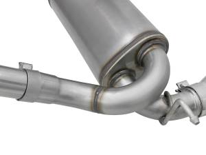 aFe Power - aFe Power Rebel Series 2-1/2 IN 409 Stainless Steel Cat-Back Exhaust w/ Polished Tips Jeep Wrangler (JK) 07-18 V6-3.6L/3.8L - 49-48062-P - Image 4