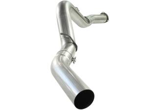 aFe Power Large Bore-HD 5 IN 409 Stainless Steel DPF-Back Exhaust System GM Diesel Trucks 07.5-10 V8-6.6L (td) LMM - 49-44040