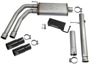 aFe Power - aFe Power Rebel Series 3 IN to 2-1/2 IN 409 Stainless Steel Cat-Back Exhaust w/Black Tip - 49-44062-B - Image 6