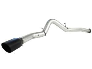 aFe Power - aFe Power ATLAS 5 IN Aluminized Steel DPF-Back Exhaust System w/Black Tip GM Diesel Trucks 07.5-10 V8-6.6L (td) LMM - 49-04040-B - Image 2