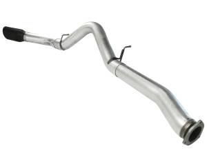 aFe Power - aFe Power ATLAS 5 IN Aluminized Steel DPF-Back Exhaust System w/Black Tip GM Diesel Trucks 07.5-10 V8-6.6L (td) LMM - 49-04040-B - Image 3