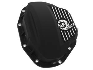 aFe Power - aFe Power Pro Series Rear Differential Cover Kit Black w/ Machined Fins & Gear Oil Dodge Diesel Trucks 94-02 / Ford Diesel Trucks 99-07 - 46-70032-WL - Image 3