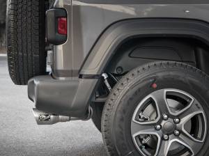 aFe Power - aFe Power Rebel Series 2-1/2 IN 409 Stainless Steel Cat-Back Exhaust w/ Polished Tips Jeep Wrangler (JL) 18-23 V6-3.6L - 49-48066-P - Image 7