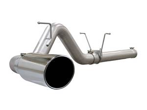 aFe Power Large Bore-HD 4 IN 409 Stainless Steel DPF-Back Exhaust System Dodge Diesel Trucks 07.5-12 L6-6.7L (td) - 49-42006