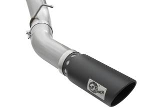 aFe Power - aFe Power ATLAS 5 IN Aluminized Steel DPF-Back Exhaust System w/Black Tip GM Diesel Trucks 2016 V8-6.6L (td) LML - 49-04081-B - Image 4