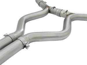 aFe Power - aFe Power MACH Force-Xp 304 Stainless Steel Cat-Back Exhaust w/ Resonator Polished Tip Ford Mustang 15-17 V8-5.0L/V6-3.7L - 49-33087-P - Image 4