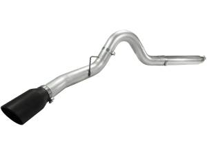 aFe Power - aFe Power ATLAS 5 IN Aluminized Steel DPF-Back Exhaust System w/Black Tip Ford Diesel Trucks 08-10 V8-6.4L (td) - 49-03054-B - Image 2