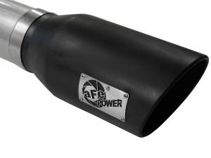 aFe Power - aFe Power ATLAS 5 IN Aluminized Steel DPF-Back Exhaust System w/Black Tip Ford Diesel Trucks 08-10 V8-6.4L (td) - 49-03054-B - Image 6