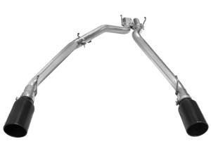 aFe Power - aFe Power Large Bore-HD 3 IN 409 Stainless Steel DPF-Back Exhaust System w/Black Tip Dodge RAM 1500 EcoDiesel 14-19 V6-3.0L (td) - 49-42044-B - Image 2