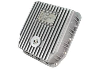 aFe POWER Street Series Transmission Pan Raw w/ Machined Fins Ford Trucks 93-08 - 46-70220