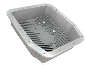 aFe Power - aFe POWER Street Series Transmission Pan Raw w/ Machined Fins Ford Trucks 93-08 - 46-70220 - Image 2