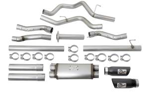 aFe Power - aFe Power MACH Force-Xp 3 IN 409 Stainless Steel Cat-Back Exhaust System w/Black Tip Ford F-150 Raptor 17-20 V6-3.5L (tt) - 49-43045-B - Image 7