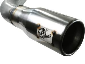 aFe Power - aFe Power ATLAS 2-1/2 IN Aluminized Steel Cat-Back Exhaust System w/ Muffler & Polish Tip - 49-03042-1 - Image 4