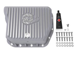 aFe Power - aFe POWER Street Series Transmission Pan Raw w/ Machined Fins Dodge Diesel Trucks 94-07 L6-5.9L (td) - 46-70050 - Image 2