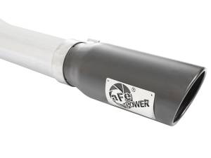 aFe Power - aFe Power MACH Force-Xp 3 IN to 3-1/2 IN 409 Stainless Steel Cat-Back Exhaust w/ Black Tip Ford F-150 15-20 V6-2.7L (tt)/3.5L (tt) - 49-43068-B - Image 6