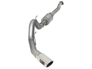 aFe Power ATLAS 4 IN Aluminized Steel Cat-Back Exhaust System w/ Muffler & Polished Tip Ford F-150 15-19 V6-2.7L/3.5L (tt) - 49-03069-P