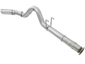 aFe Power - aFe Power ATLAS 5 IN Aluminized Steel DPF-Back Exhaust System w/Polished Tip Ford Diesel Trucks 17-23 V8-6.7L (td) - 49-03090-P - Image 3