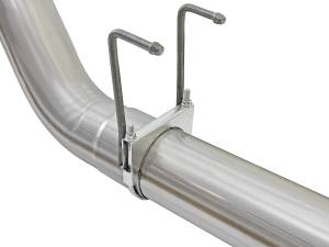 aFe Power - aFe Power ATLAS 5 IN Aluminized Steel DPF-Back Exhaust System w/Polished Tip Ford Diesel Trucks 17-23 V8-6.7L (td) - 49-03090-P - Image 4