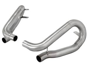 aFe Power MACH Force-Xp 304 Stainless Steel Muffler Delete Pipe Porsche 911 C2S (991) 12-15 H6-3.8L - 49C36412