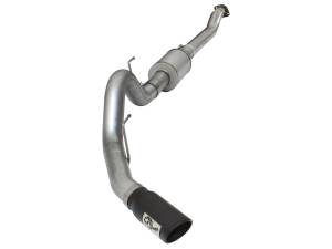 aFe Power ATLAS 4 IN Aluminized Steel Cat-Back Exhaust System w/ Muffler & Black Tip Ford F-150 15-20 V6-2.7L/3.5L (tt) - 49-03069-B