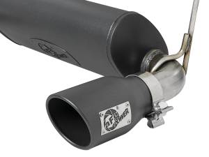 aFe Power - aFe Power Rebel Series 2-1/2 IN 304 Stainless Steel Cat-Back Exhaust System w/ Black Tips Jeep Wrangler (JL) 18-23 V6-3.6L - 49-38066-B - Image 2