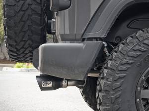 aFe Power - aFe Power Rebel Series 2-1/2 IN 304 Stainless Steel Cat-Back Exhaust System w/ Black Tips Jeep Wrangler (JL) 18-23 V6-3.6L - 49-38066-B - Image 7