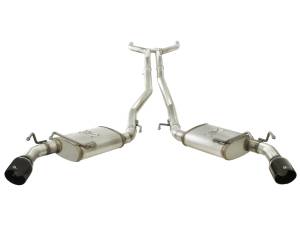 aFe Power - aFe Power MACH Force-Xp 2-1/2in 409 Stainless Steel Cat-Back Exhaust System w/Black Tip Chevrolet Camaro 10-13 V6-3.6L - 49-44042-B - Image 2